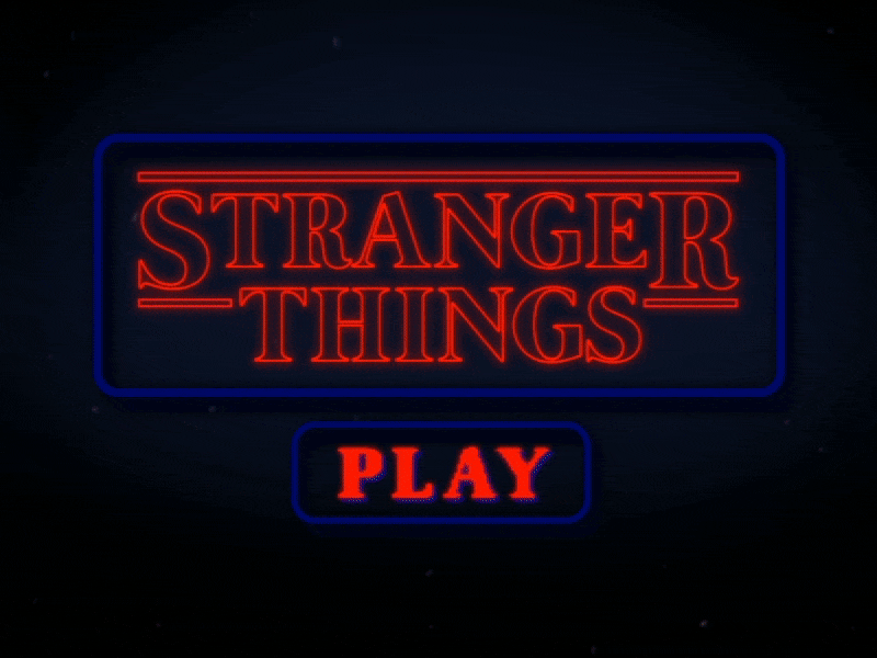 Pac-Man Stranger Things 11 after effects animation design eleven illustration stranger things