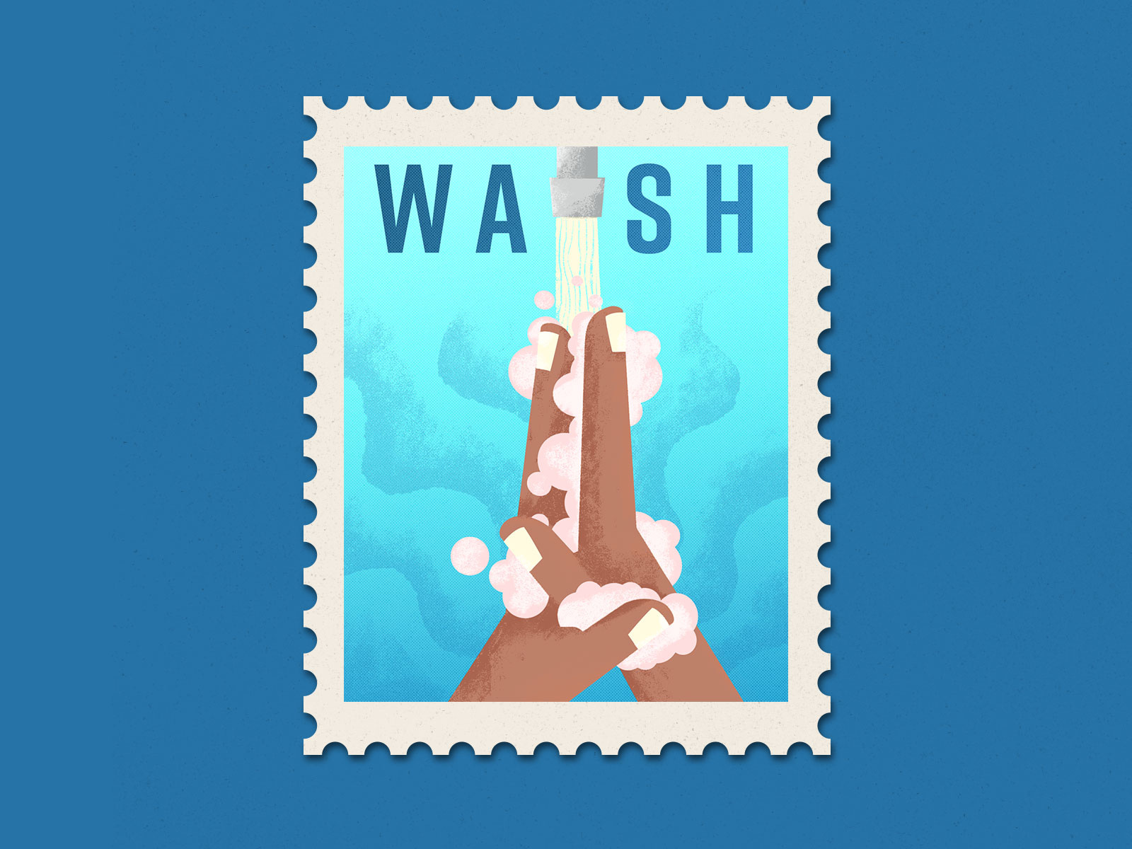 Quarantivities Stamps Wash by Michael Banich on Dribbble