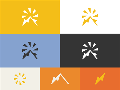 Sun Mountain Solar colors colors design logo palette