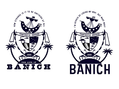 Banich Crest 01 design illustration