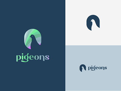 Pigeons - Logo design branding graphic design logo