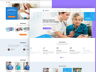 Medviz - Health & Medical Template health medical themeforest website