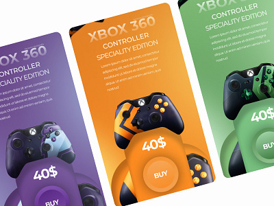 Xbox 360 game controller 3d ads animation banner banners branding design e commerce facebook graphic design illustration interface logo mobile target ui uidesign ux vector web design