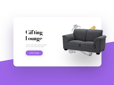 Jewelry Gifting Lounge experience gifting interface jewelry lounge ui user ux