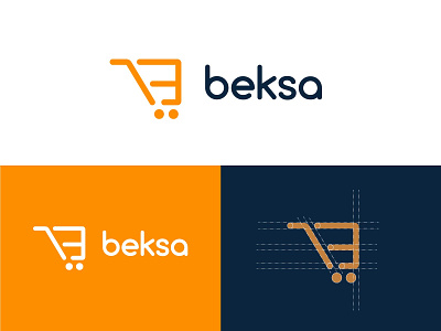 Beksa branding e commerce site logo e commerce store logo graphic design letter b logo letter logo logo minimal logo modern logo online store logo shopping logo