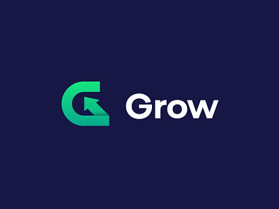 Grow graphic design logo minimal logo modern logo
