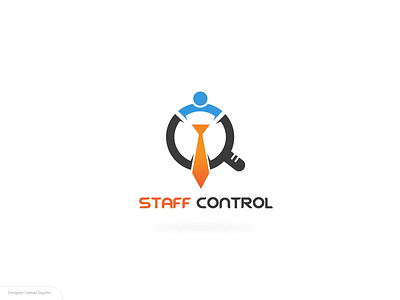 Staff Control Logo branding design graphic design logo samad sepehri ui ux برند سازی لوگو