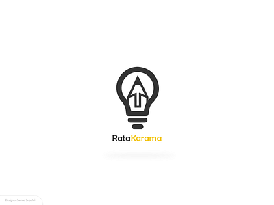 RataKarama Logo branding design graphic design logo samad sepehri typography ui