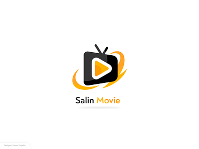 Salin Move Logo branding design film graphic design illustration logo move samad sepehri serial tv typography ui ux vector