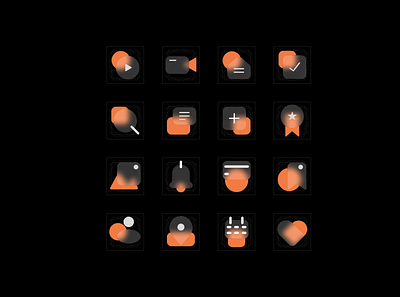 Glassmorphism Icons | True Glass Effect Icon Set figma glassmorphism graphic design icon ui ui icons vector