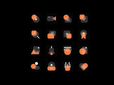 Glassmorphism Icons | True Glass Effect Icon Set