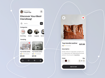 Bagstore - App Preview Mobile Design