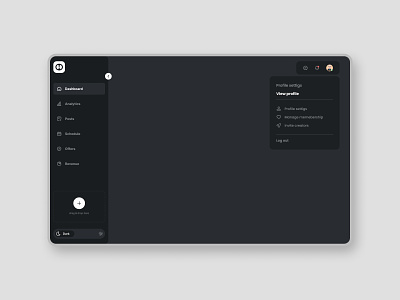 Sidebar Admin Panel Kit - Dora Design Ui