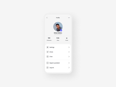 User Profile Ui Design #dailyui