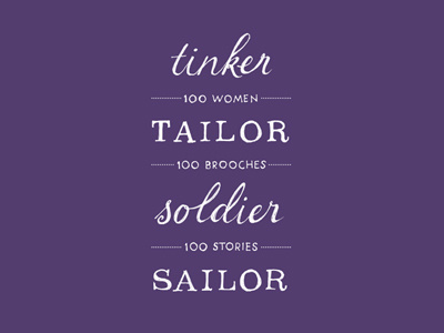 Tinker Tailor Soldier Sailor Identity