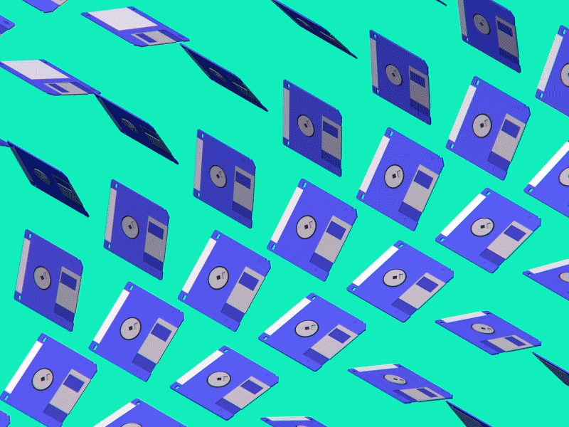 Floppy Disk disk floppy isometric save
