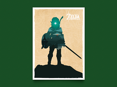 The Legend Of Zelda Breath Of The Wild - Poster