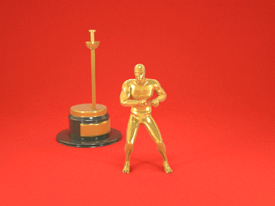 Oscar animation cinema4d gold motiongraphic oscar