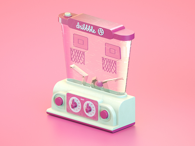 2 Dribbble Invites dribbble player join invites invitation watertoy c4d 2invites invite draft