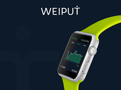 weiput apple watch charts fit ios iphone mobile ui ux watchos weight weight tracker weiput