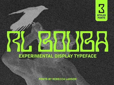 NEW RELEASE: RL Bouba design display display font display typeface experimental graphic design type typography