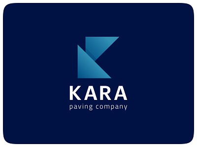 Kara Paving - Logo & Branding best brand identity case study cleandesign construction dribbble2022 graphic design log design minimal paving visual identity