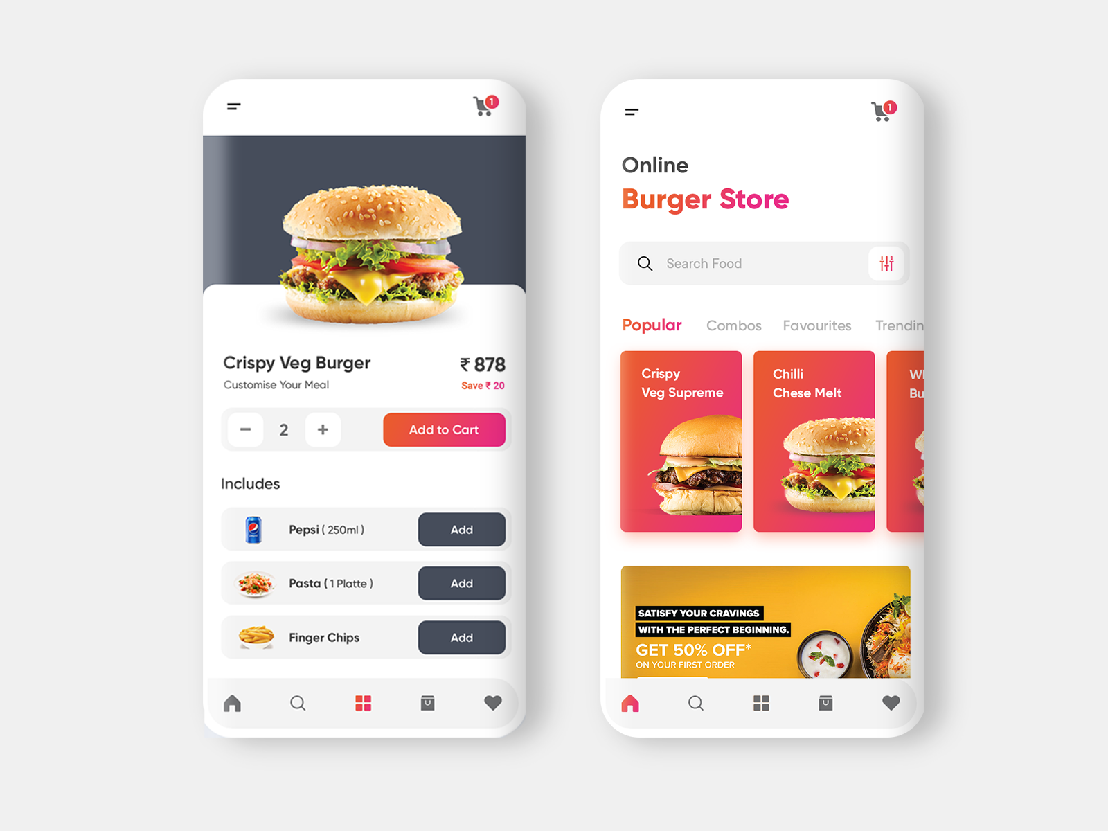 Online Food Delivery App by Shivank Sharma on Dribbble