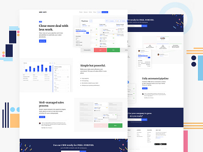 003/100 Daily UI: CRM Landing page