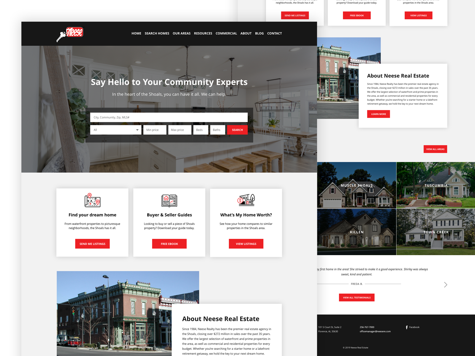 Neese Real Estate by Justin Hall on Dribbble