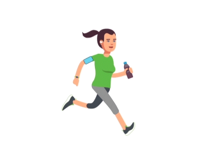 Run ! animation characters motion design run running sport