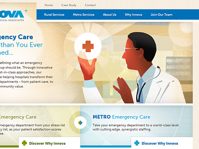 Peek at an Emergency Medical Group Homepage Design colorado doctor doctors emergency emergency medicine er hospital