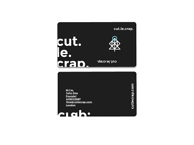 Business card design black business card branding businesscard graphic design logo natural visiting card