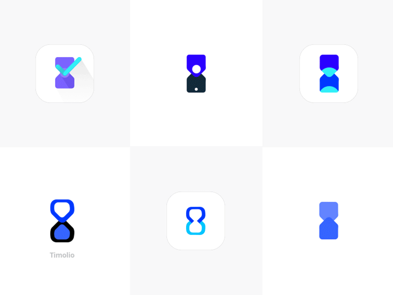 Time tracking app icons