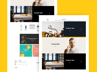 Celebrating world class fragrance web webdesign