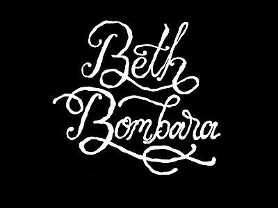 Beth Bombara handtype illustration lettering typography