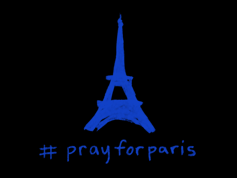 Praying for Paris paris