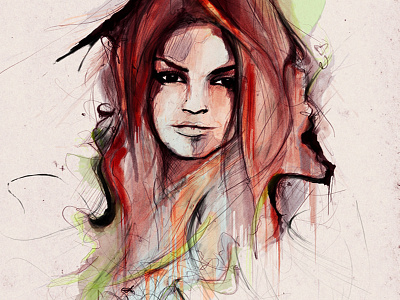 Beauty is Power art design digitalart digitalpainting illustration painting portrait