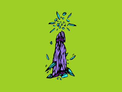 I blue design green illustration lettering purple typography