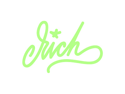 Rich graffiti green handtype illustration lettering type typography urban