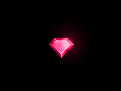 Gem icon app icon digital painting gem icon illustration pink