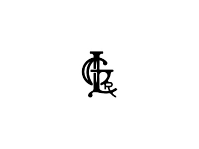 Glr Monogram black design g handtype l lettering logo monogram r type typography white