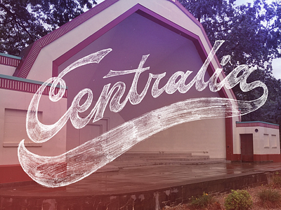 Centralia centralia design handtype lettering type typography