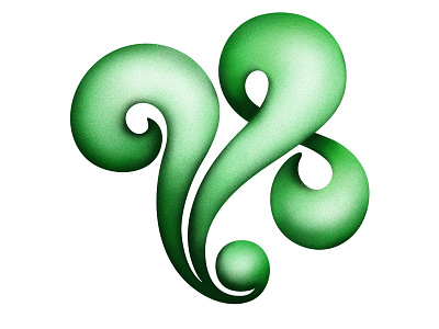 V customtype design green illustration lettering swirl type typography v vector