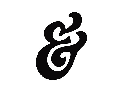 Ampersand Type ampersand black customtype design handtype illustration lettering type typography white