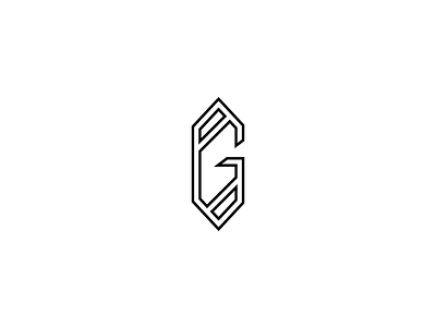 G logo blackandwhite customtype design letterg logo monogram typedesign typography