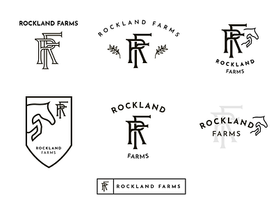 Rockland Farm Logo Samples By Parker Gibson On Dribbble