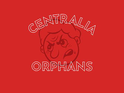 Orphan mascot concept design illustration logo mascot