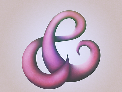 Abstract letterform “e”