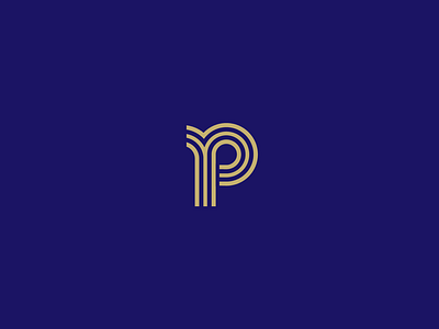 P monogram design logo logodesign monogram type typography