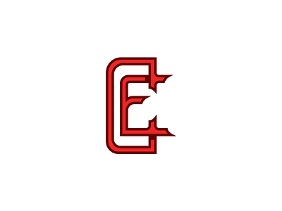 CE Monogram branding customtype design logo monogram typography